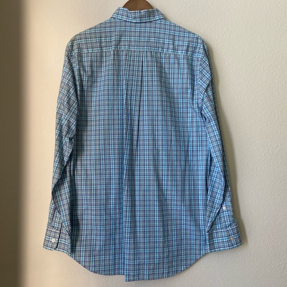 🆕 w/ Tags Vineyard Vines Blue Plaid Button Down - Picture 4 of 10